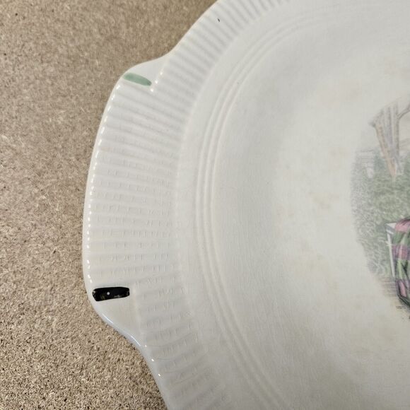 Vintage GODEY PRINTS Salem China Victorian SERVING PLATTER Plate 12x9.5 - Picture 4 of 7